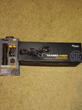 SIG Sauer Tango-MSR 1-10x28mm Rifle Scope with Foxtrot-EDC Flashlight - Black